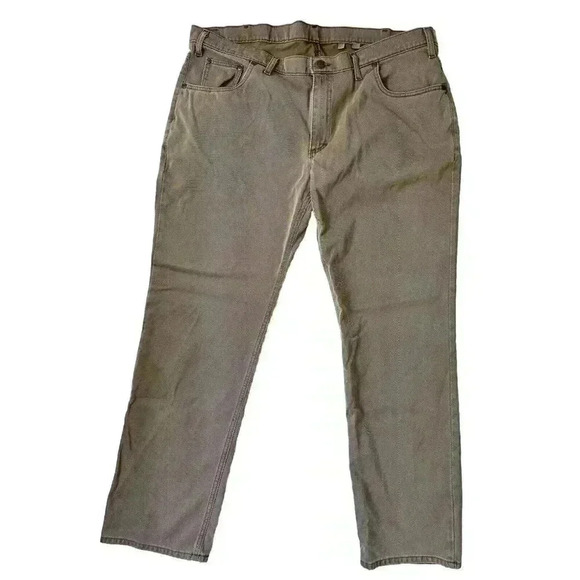 Bills khakis SZ 40x32 BULLARD TWILL 5 Pocket Buck Cotton Denim Jeans $165 EUC - Picture 1 of 6